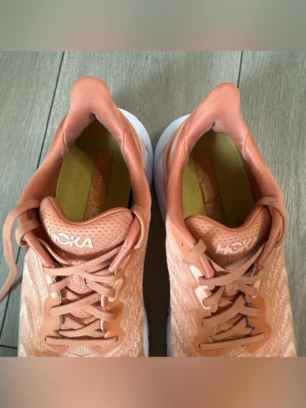 Hoka One One Arahi 6 Womens Size 9.5 Running Shoes Sneakers Sun Baked Orange - Picture 12 of 16